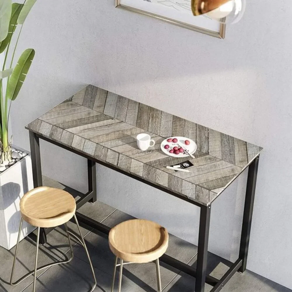 Wood Wallpaper Herringbone Peel and Stick Wallpaper‎ 17.7inch×118.1inch Rustic